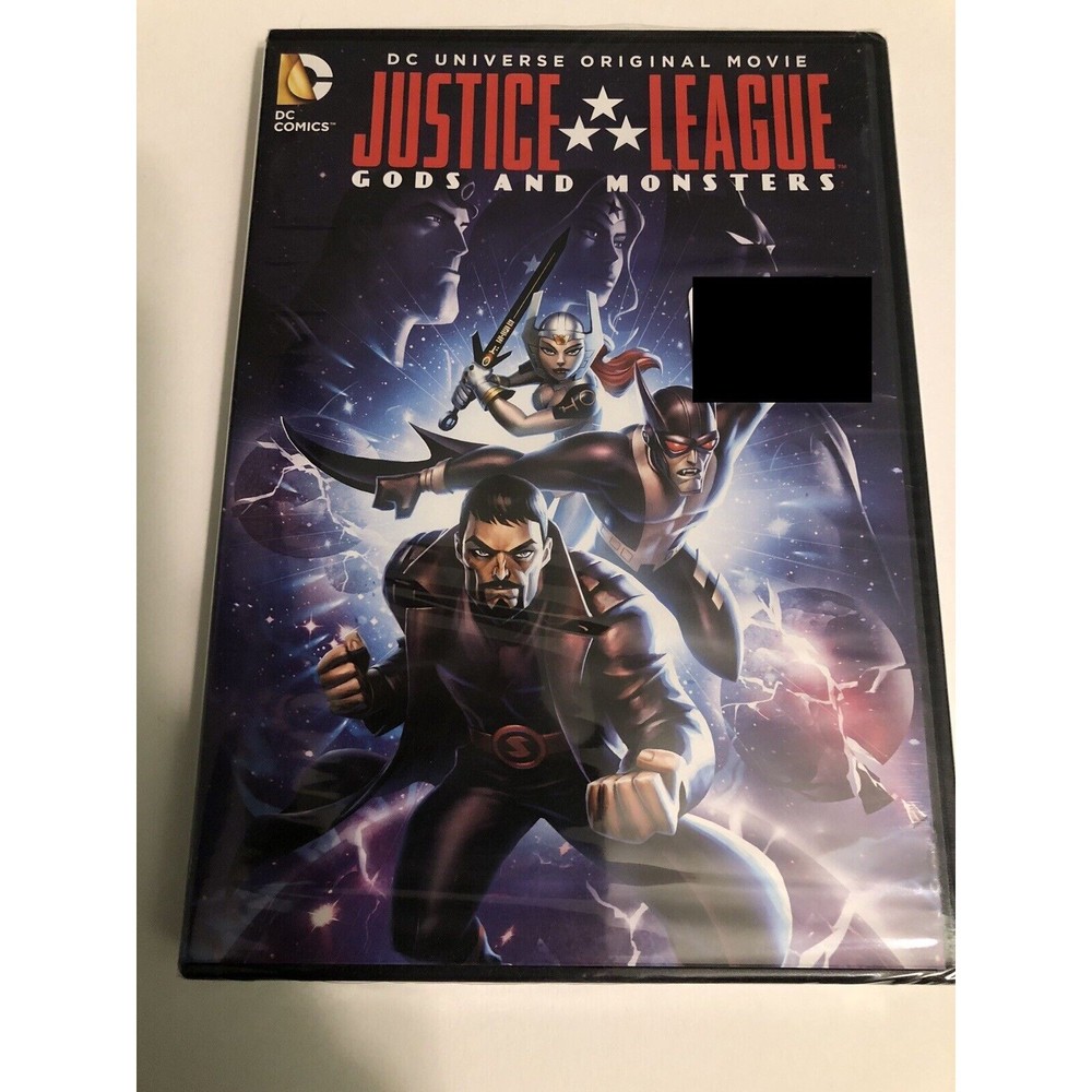 JUSTICE LEAGUE Gods and Monsters (DVD) DC COMICS MOVIE, NEW & SEALED, REGION 1